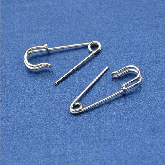 ❤️Silver Simple Pin Earrings - Picture 4 of 5